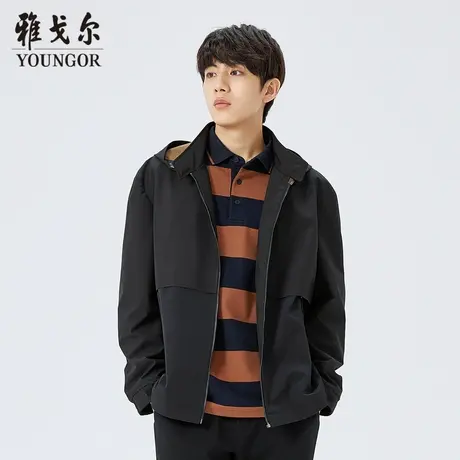雅戈尔奥莱 商场同款男士夹克秋冬新款官方商务休闲夹克外套图片