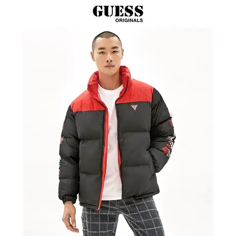 GUESSOriginals×CLOTTEE 男女保暖拼色棉服-ML4W7768CL图片
