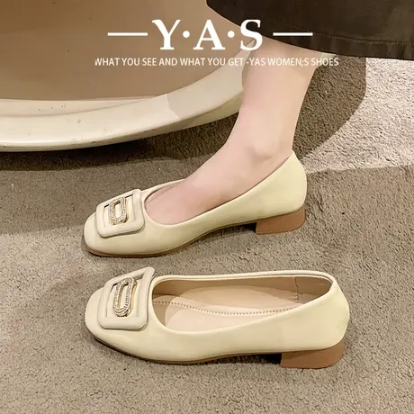 粗跟妈妈鞋软底2024秋季款单鞋舒适休闲中年女鞋中跟中老年软皮鞋商品大图