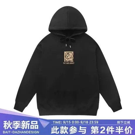 国潮小老虎卫衣男秋冬季设计感小众ins时尚潮流慵懒宽松帽衫商品大图