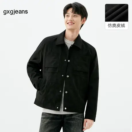 gxg.jeans男装2023年冬季新款翻领夹克JFD12100021图片