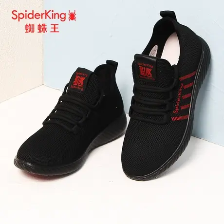 SPIDER KING/蜘蛛王女鞋2022秋商场新款飞织运动休闲鞋女软底透气商品大图