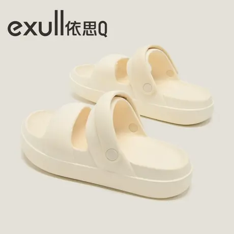 exull/依思Q凉鞋女夏季外穿2024年新款厚底上班百搭不累脚凉拖鞋图片