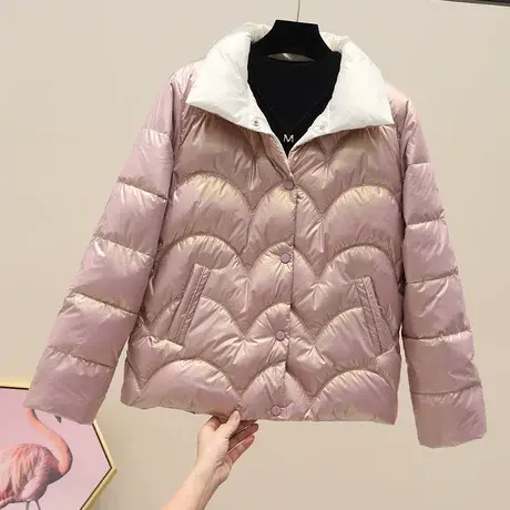 减龄短款棉服2023年新款女气质羽绒棉衣冬季时尚洋气小个子棉袄潮图片