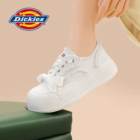 Dickies女鞋小白鞋2025春季新款厚底增高帆布鞋女休闲板鞋女单鞋商品大图