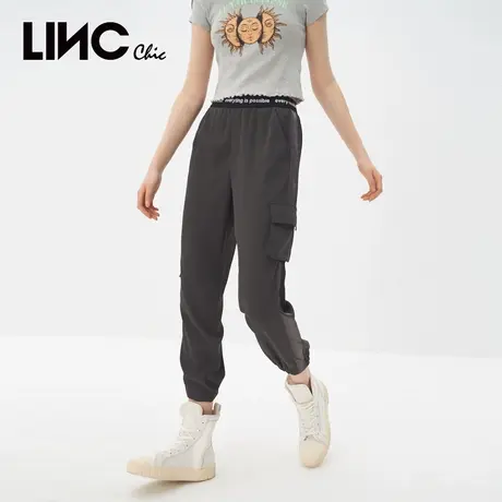 【商场同款】LINC金羽杰2021夏新轻机能工装束脚凉凉裤S212PA325商品大图