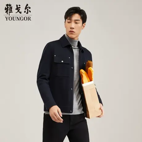 雅戈尔官方单夹克商务休闲翻领工装风夹克外套男4734商品大图