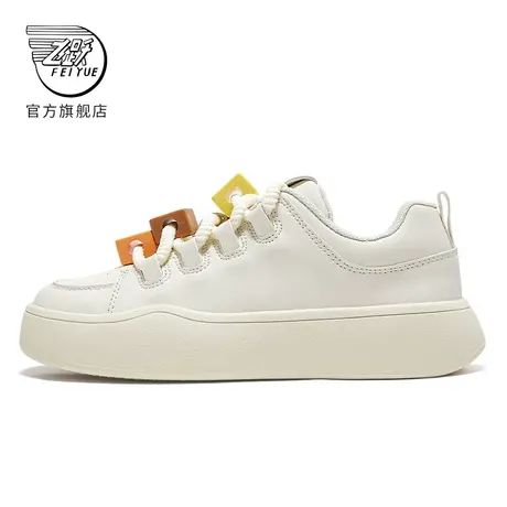 feiyue/飞跃休闲鞋2024秋季款潮流街拍板鞋时尚厚底运动女鞋010商品大图