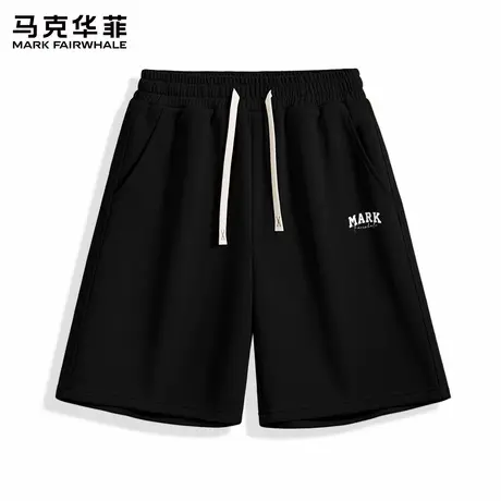 马克华菲休闲短裤男夏季2025新款宽松篮球跑步运动裤百搭五分裤子图片
