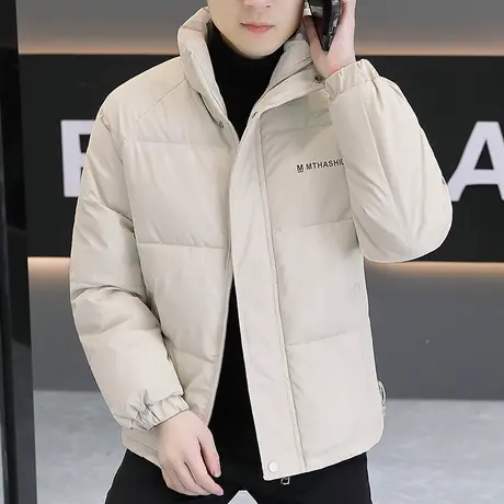 冬季立领棉衣男士潮牌宽松休闲加厚青年时尚保暖冬装高端棉服外套商品大图