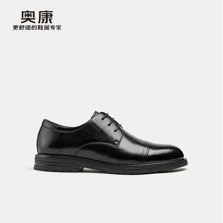 奥康 男鞋2025秋季德比鞋系带皮鞋商务正装英伦德比皮鞋商品大图