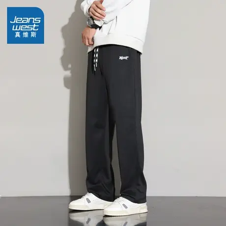 E8真维斯男装2025春季新款 小众帅气休闲百搭潮流男款卫裤图片