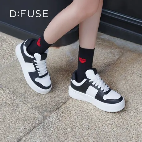 【昕怡粉丝专享】Dfuse户外休闲绑带厚底运动鞋板鞋DF41112013商品大图