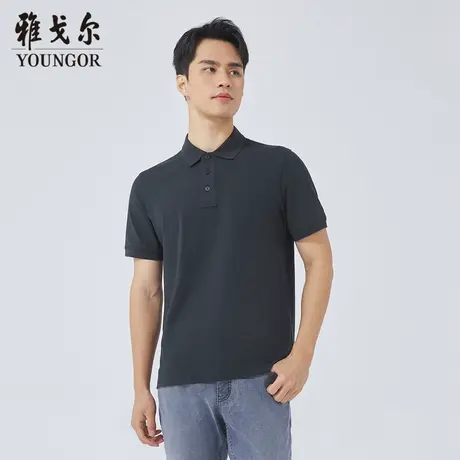 雅戈尔奥莱 商场同款男士短袖T恤新款官方正品商务休闲短袖POLO衫商品大图