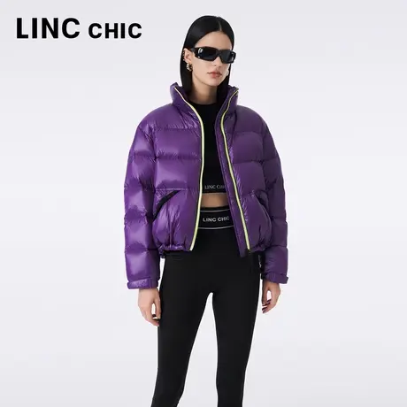 【好物体验专享】LINC金羽杰23冬新品超轻活力短羽绒服Y23801296G图片
