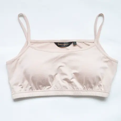 莫代尔吊带一体式无钢圈抹胸裹胸内搭大码内衣带胸垫背心女图片