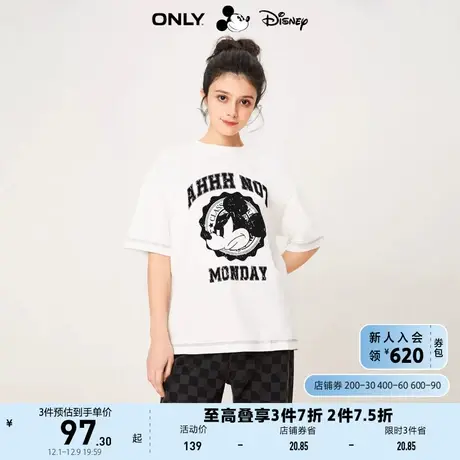 ONLY奥莱2023夏季新款迪士尼米奇DISNEY联名款圆领T恤商品大图