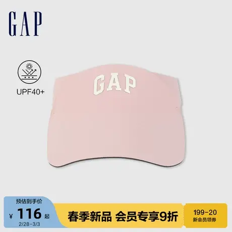 Gap男童2024春季新款logo字母空顶遮阳帽儿童可调节太阳帽429349商品大图