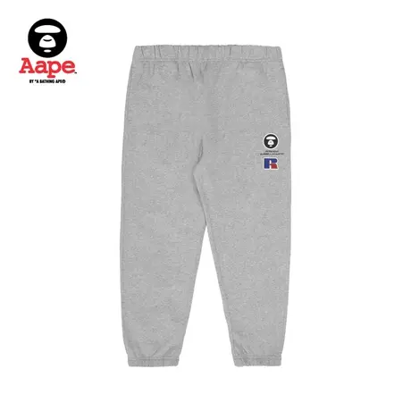 Aape联名Russell男装秋冬简洁舒适配色加薄绒束脚长裤卫裤9641XXJ商品大图