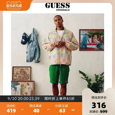 GUESS Originals男士时尚休闲短裤-M2YQ25K9HZ0商品大图