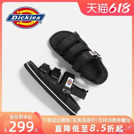 Dickies凉鞋男夏季2025新款防滑耐磨两用外穿男士拖鞋沙滩鞋男款商品大图