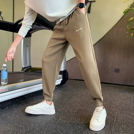 裤子潮男春秋季韩版潮流束脚运动裤哈伦宽松卫裤秋季百搭休闲长裤商品大图