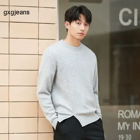 gxg.jeans男装2024年春季新款圆领毛衫JFD12000521图片