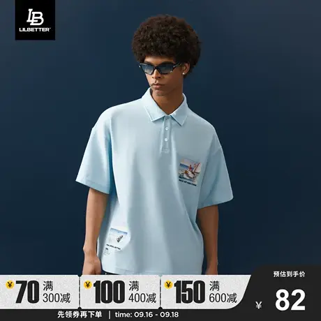 Lilbetter爱德华·霍普联名短袖夏新款polo衫设计感衬衫简约寸衫图片