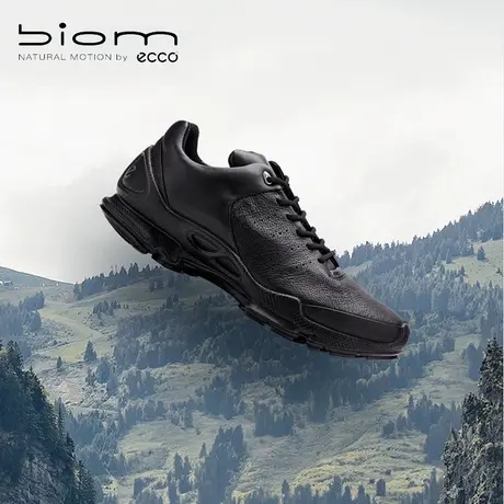 ECCO爱步运动鞋男 25年夏季新款皮革跑步鞋 健步BIOMC800464商品大图