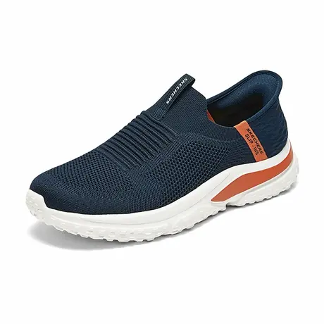闪穿鞋Skechers斯凯奇slip ins夏2025新款男一脚蹬网面透气健步鞋商品大图