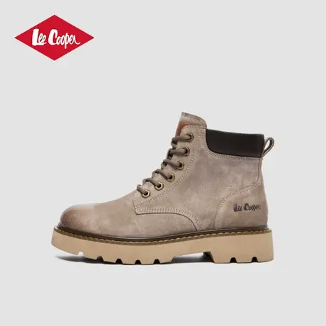 Lee Cooper2025新款马丁靴男春季真皮耐磨男靴厚底英伦增高短靴男商品大图