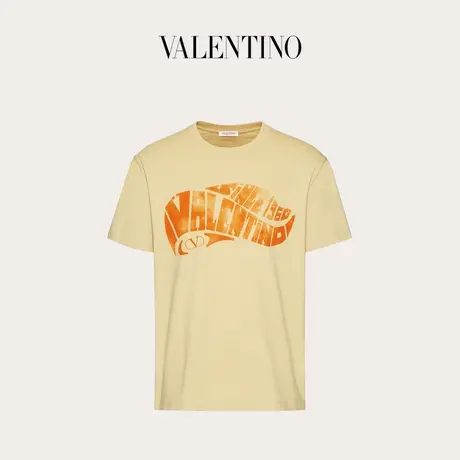 【季末优惠】华伦天奴VALENTINO男士 VALENTINO SURF 印花棉质T恤图片