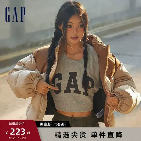 【欧阳娜娜同款】Gap女装早春LOGO加长卫衣高级时尚上衣454285图片