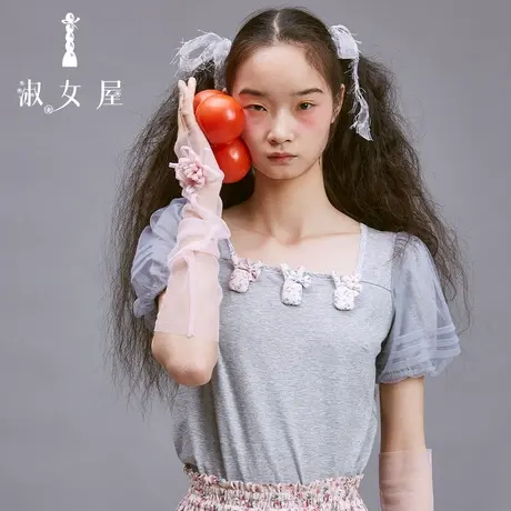 淑女屋官方旗舰店三生小兔子t恤商品大图