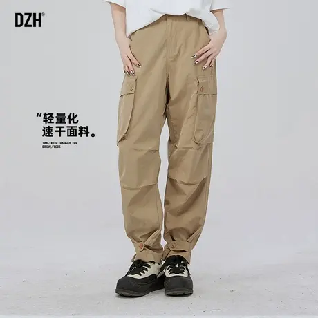 男生轻量化工装裤男夏季薄款2025新款速干裤子男款休闲长裤百搭潮商品大图