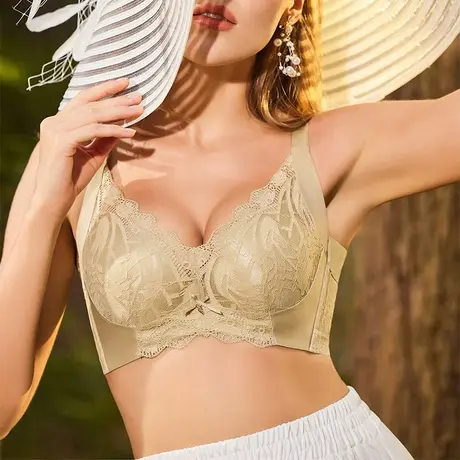 奥维丝丽线下正品同款文胸上托聚拢收副乳调整型女士内衣女2223商品大图