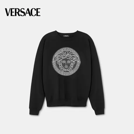 【季末优惠】VERSACE/范思哲 男士Medusa Sliced刺绣运动衫图片