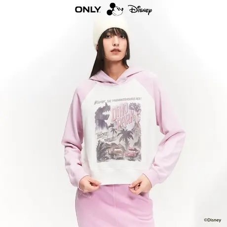 ONLY奥莱春季新款迪士尼DISNEY联名宽松短款连帽卫衣女商品大图