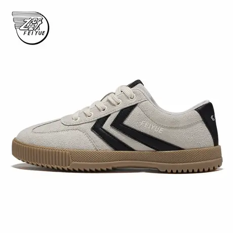 feiyue/飞跃德训鞋男2024秋季新款复古百搭休闲鞋街拍情侣板鞋326商品大图