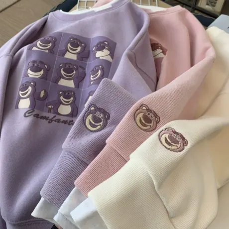 2023年新款韩国卫衣女春秋薄款假两件宽松百搭外套可爱上衣ins潮商品大图