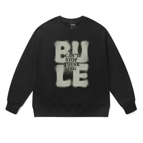 高级感欧美卫衣情侣装美式vibe复古幻影字母潮流ins户外保暖衣服图片