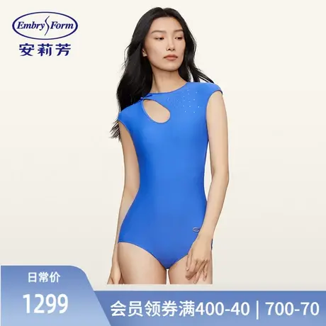 安莉芳专柜新品女士三角连体泳衣夏季无袖高级感休闲泳装ES00203商品大图