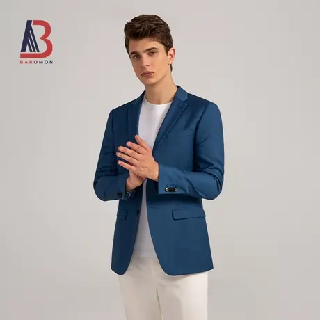 BAROMON/培罗蒙男士西装上衣2023秋新款便西商务单西休闲西服外套商品大图