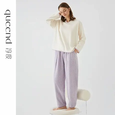 淳度【轻暖】摇粒绒睡衣春秋款女2025新款高级感秋冬季家居服套装商品大图
