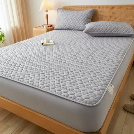 恒源祥大豆夹棉床笠床垫家用保护罩席梦思床套罩防滑单人宿舍床罩商品大图