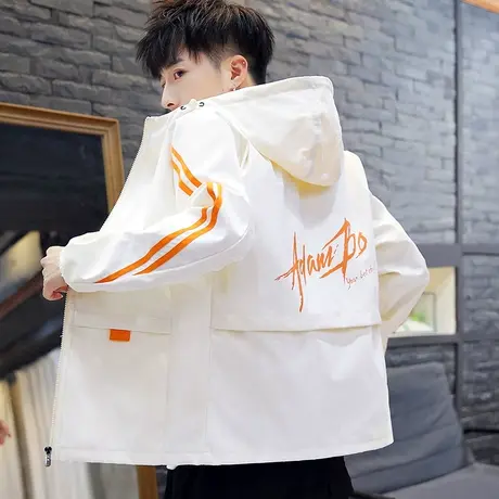 男士外套2023春季新款韩版休闲工装夹克春秋宽松衣服潮流帅气男装商品大图
