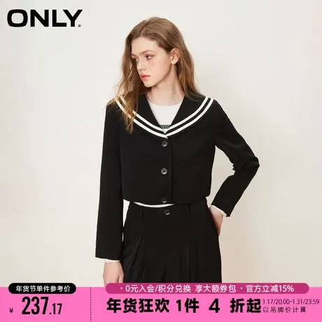 ONLY2023冬季新款潮流百搭短款外套西服女|123108013商品大图