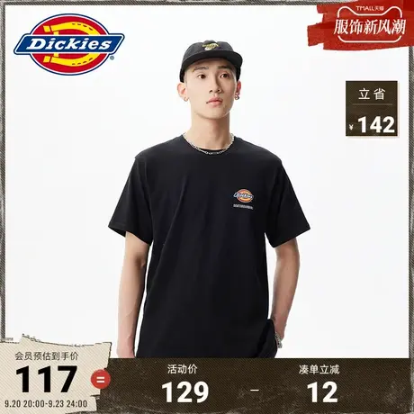 Dickies商场同款短袖T恤男女情侣春夏经典LOGO工装灵感上衣图片