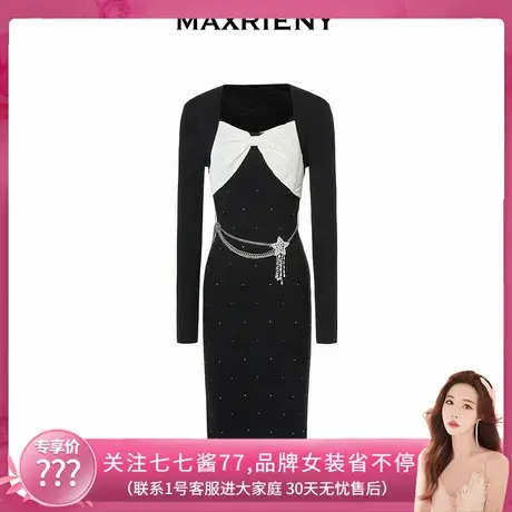 【七七酱专享】MAXRIENY星愿裙复古连衣裙款裙子女商品大图
