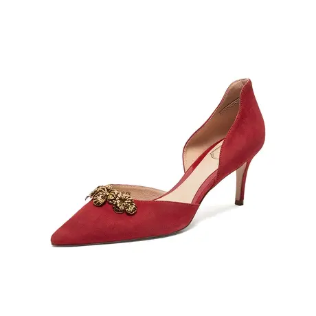 【清仓链接99合辑】Tata/他她尖头高跟女凉鞋图片